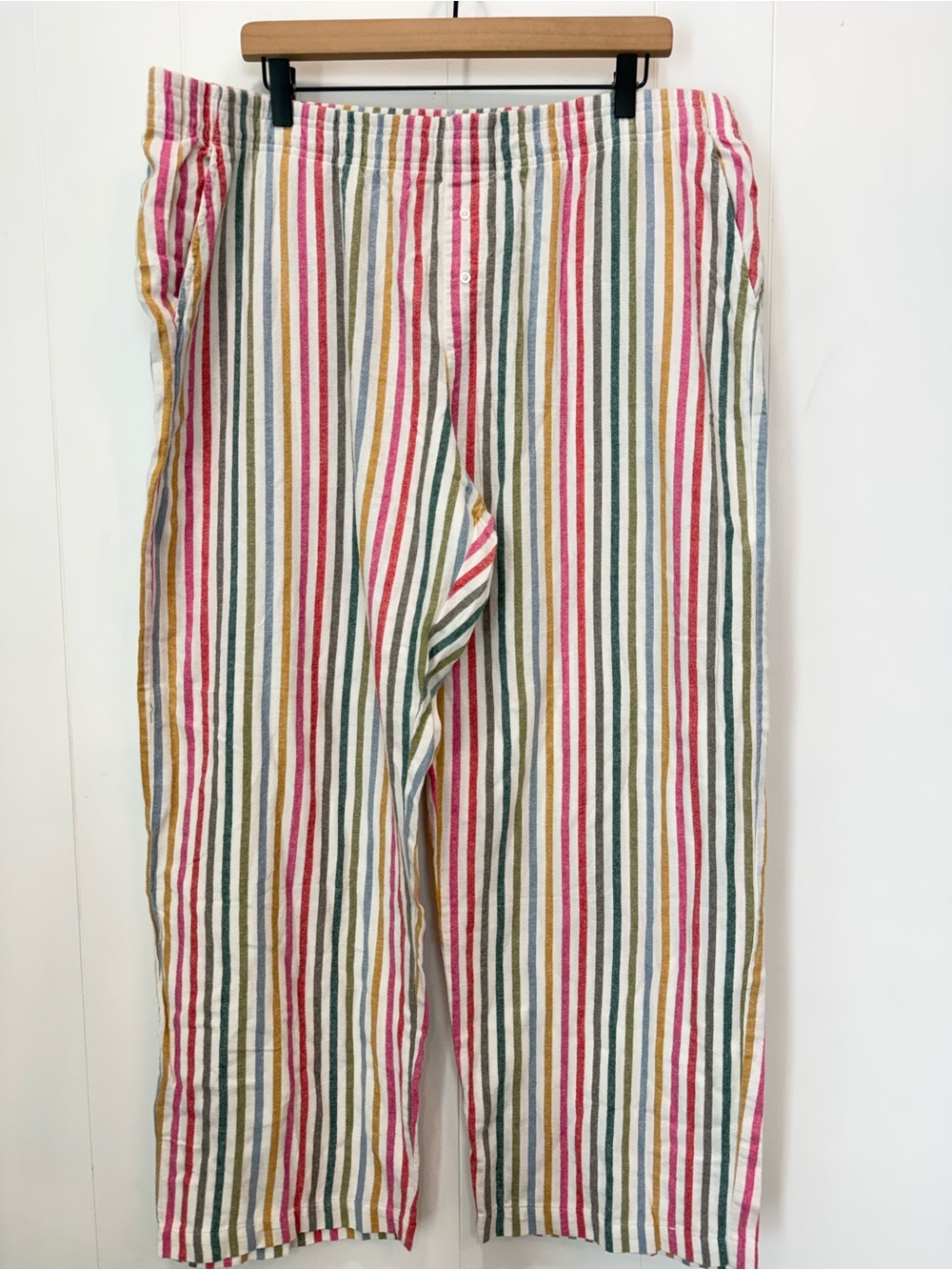 NWT GAP Multicolor Striped Cotton Pajama Pants Size XXL